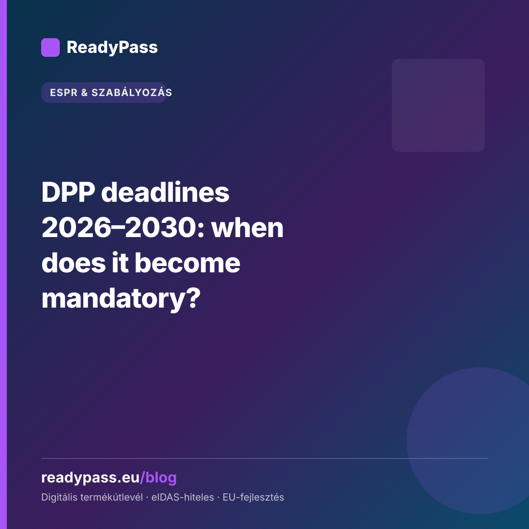 DPP deadlines 2026–2030: when does it become mandatory?